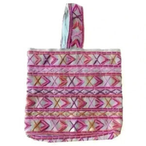 Vintage Burlap Tote Bag 1960s-1970s New
Without Tags!